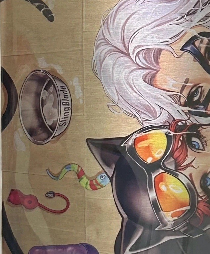 METAL* Sling Blade Comics #1 🔥 Black Cat & Catwoman 🔥 Mya Terak Ltd 20 Cvr C
