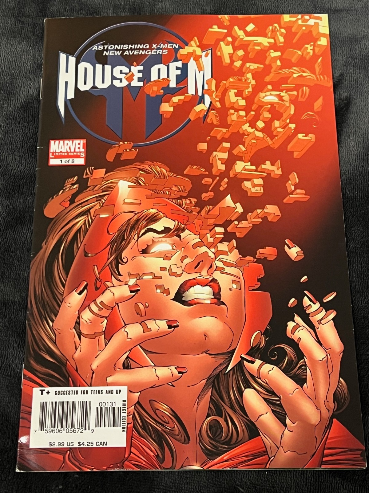 HOUSE OF M #1 JOE QUESADA 1:20 INCENTIVE VARIANT COVER, WANDAVISION HOUSE OF M #1 JOE QUESADA 1:20 INCENTIVE VARIANT COVER, WANDAVISION