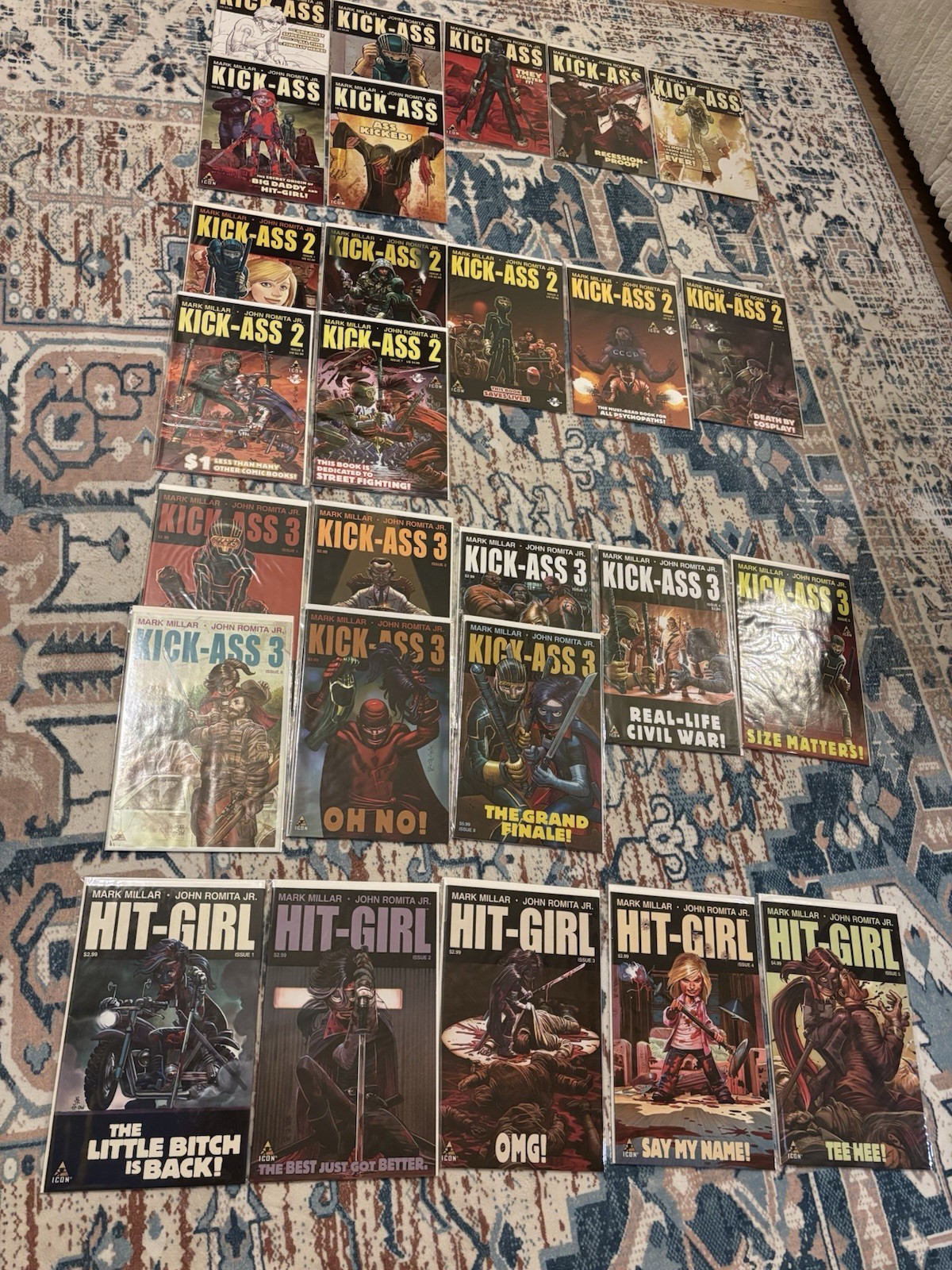 ICON COMICS Kick-Ass, Kick-Ass 2, Kick-Ass 3, Hit-Girl Variants 29 Comic Books ICON COMICS Kick-Ass, Kick-Ass 2, Kick-Ass 3, Hit-Girl Variants 29 Comic Books