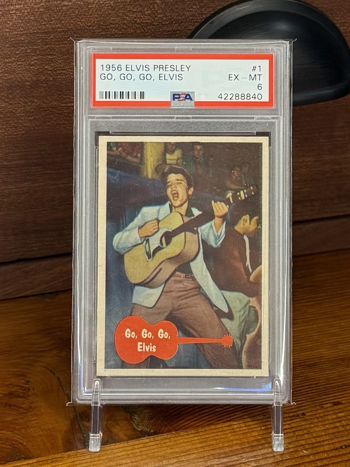 1956 Topps Elvis Presley #1 Go Go Go Elvis PSA 6 READ 1956 Topps Elvis Presley #1 Go Go Go Elvis PSA 6 READ