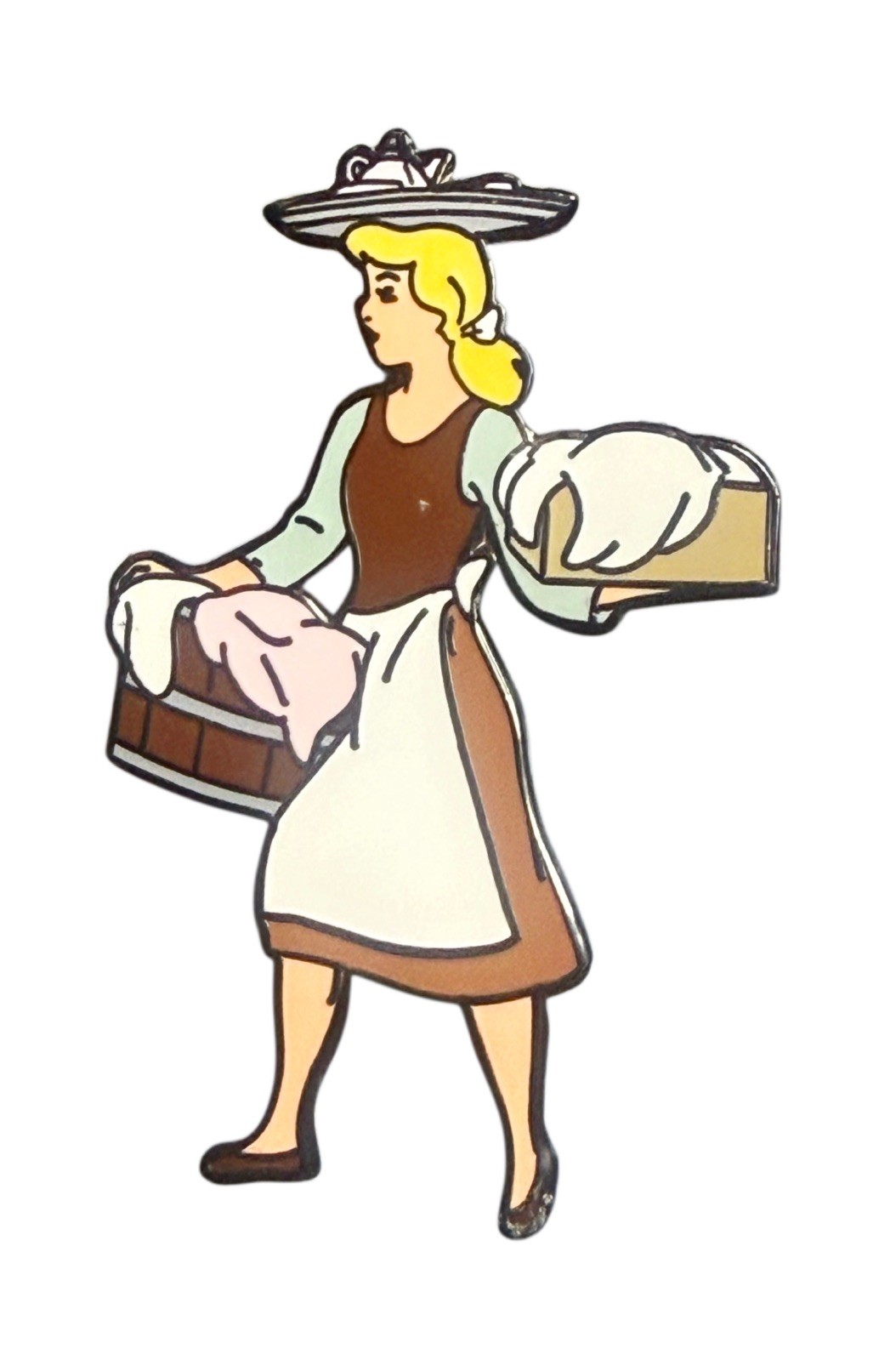Disney Pin Cinderella Laundry Tray Original Dress Classic Circa 2000 Princess Disney Pin Cinderella Laundry Tray Original Dress Classic Circa 2000 Princess