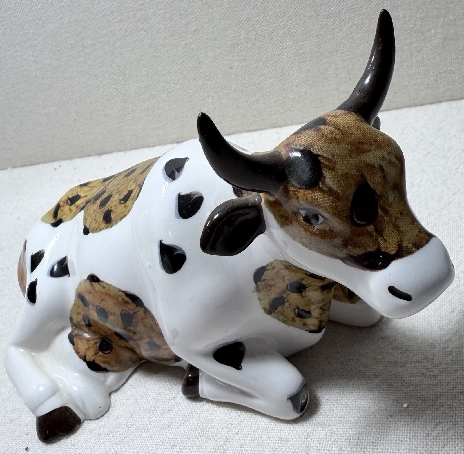 CowParade Cookies 'n Cream Cow Figurine #7305 2003 Westland w/ Box & Tag Retired