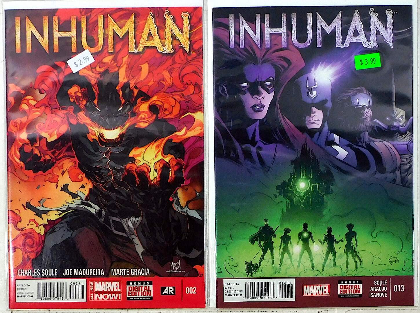 Inhuman Lot of 2 #2, 13 (2014) Marvel Comics Inhumans 1st Print Comic Books Inhuman Lot of 2 #2, 13 (2014) Marvel Comics Inhumans 1st Print Comic Books