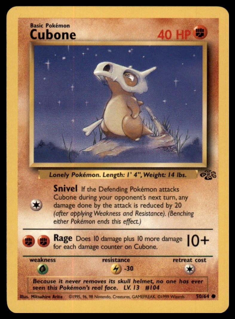 Jungle #50/64 Cubone Jungle #50/64 Cubone
