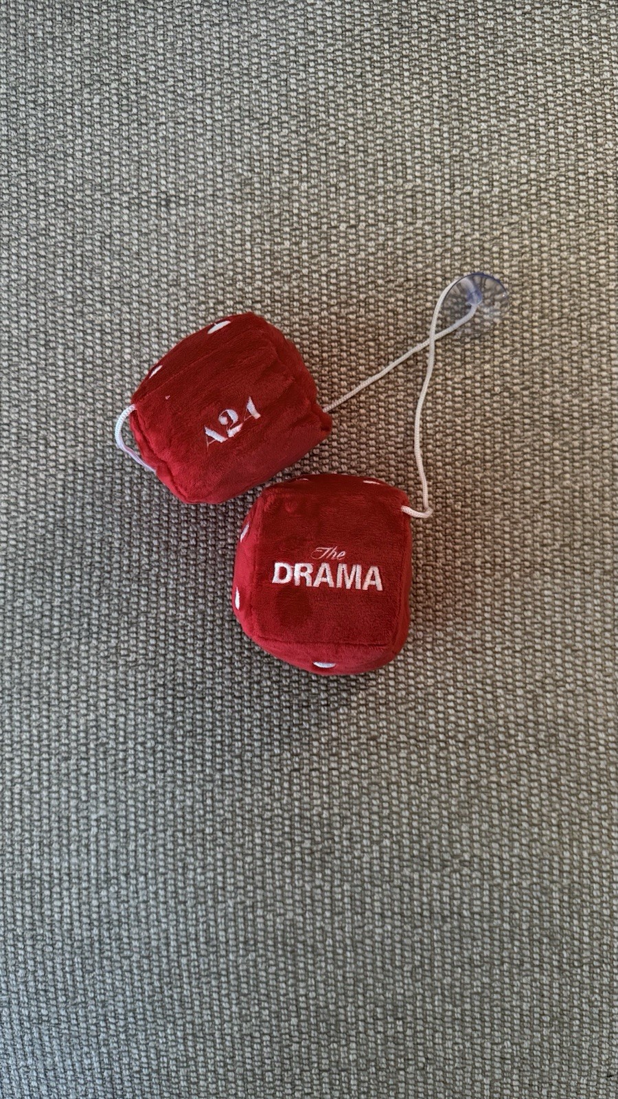 A24 The Drama Las Vegas Exclusive Zendaya Robert Pattinson Rare Fuzzy Dice A24 The Drama Las Vegas Exclusive Zendaya Robert Pattinson Rare Fuzzy Dice