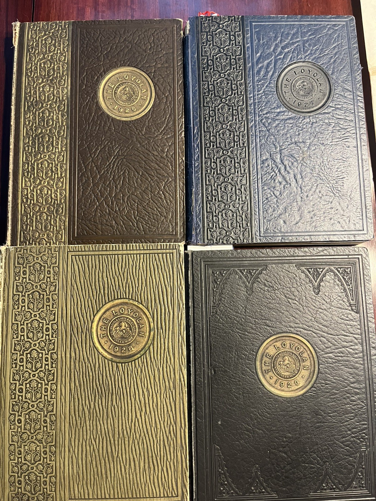 Loyolan 4 Yearbooks Set 1926-1929