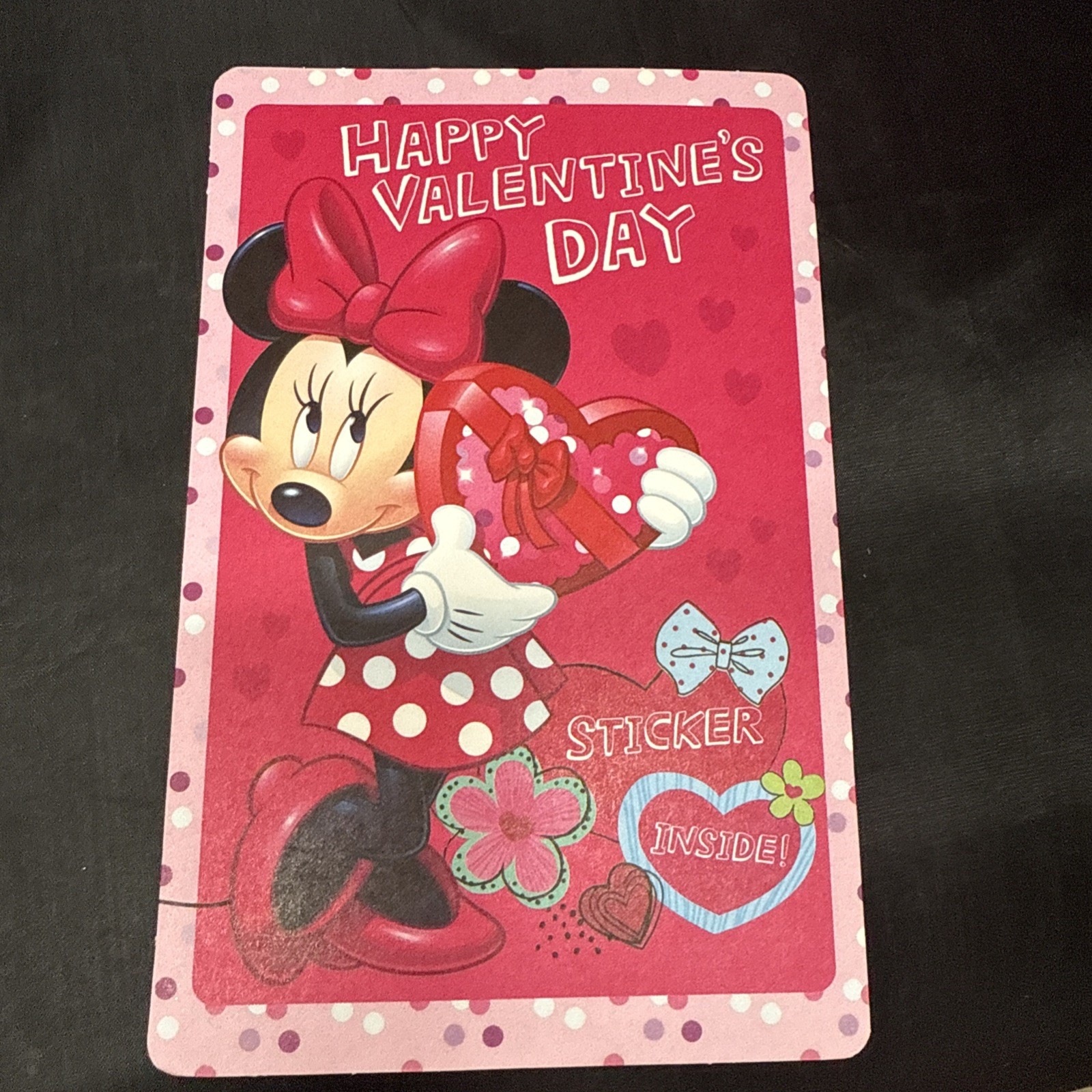 American Greetings Valentine Card - Minnie Mouse Happy Valentines Day