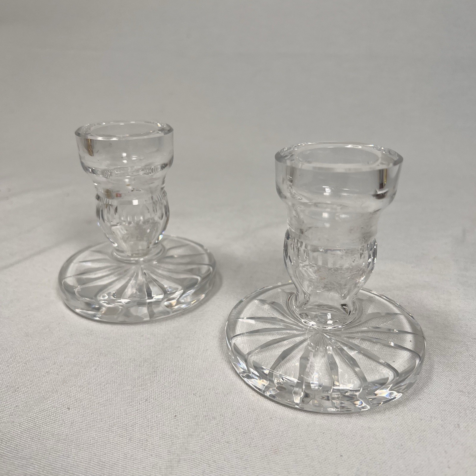 Beautiful Waterford Crystal Candle Candlestick Holders Beautiful Waterford Crystal Candle Candlestick Holders