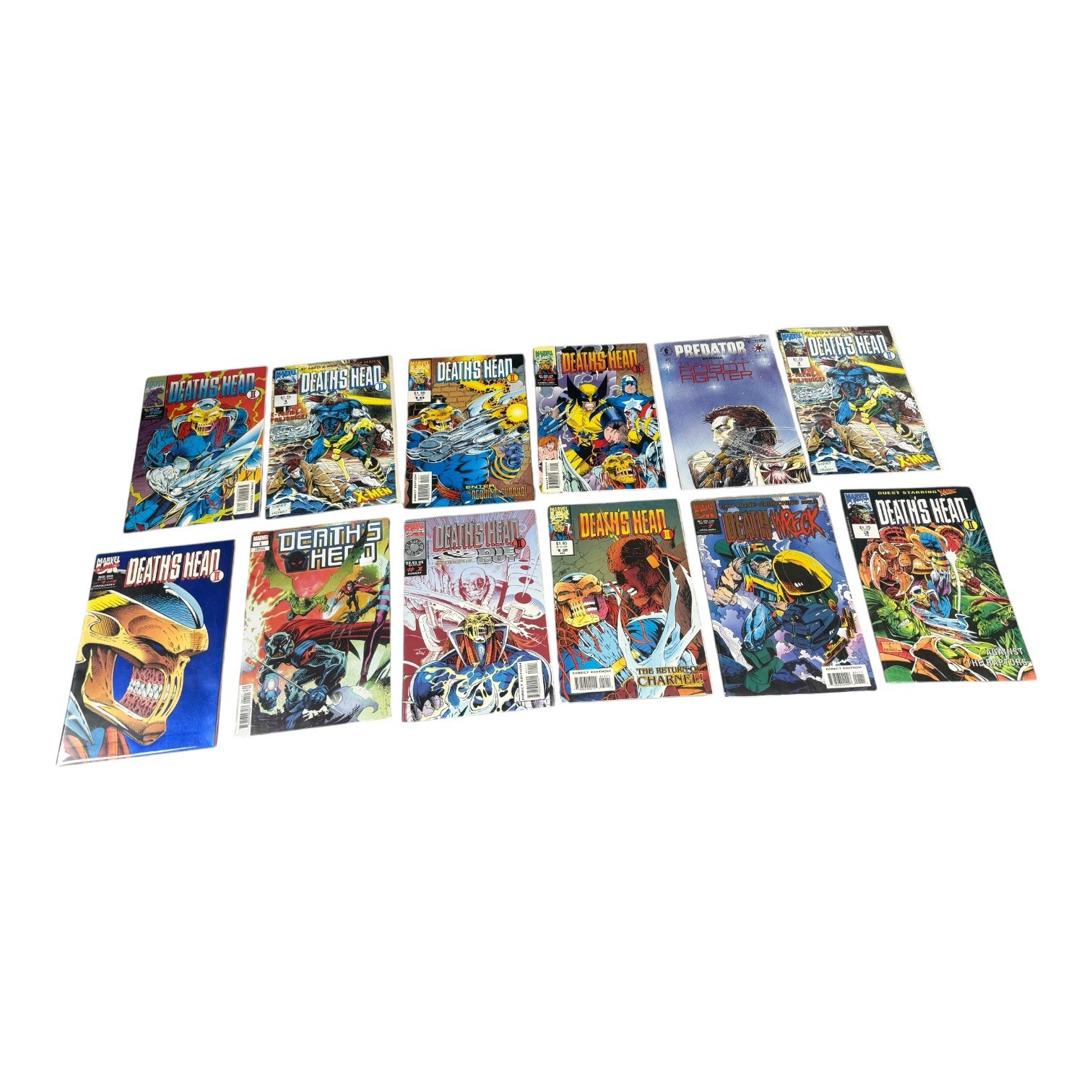 DEATH\'S HEAD MARVEL COMIC BOOKS 1992 LOT