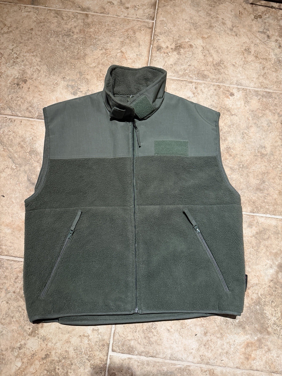 USGI Flyers Vest Fleece Liner Peckham Nomex Polartec Wind Pro FR Aramid Large