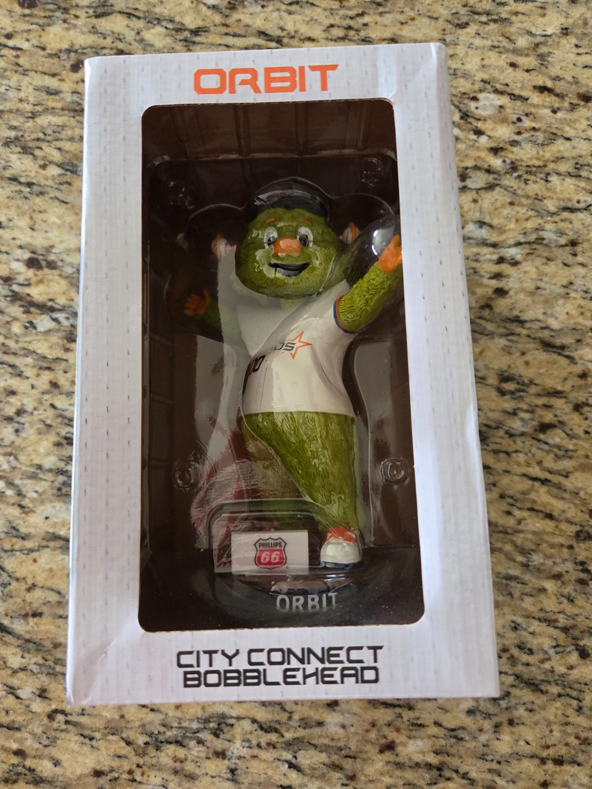 Orbit Houston Astros City Connect Bobblehead 2024 MLB Stros Mascot - New In Box