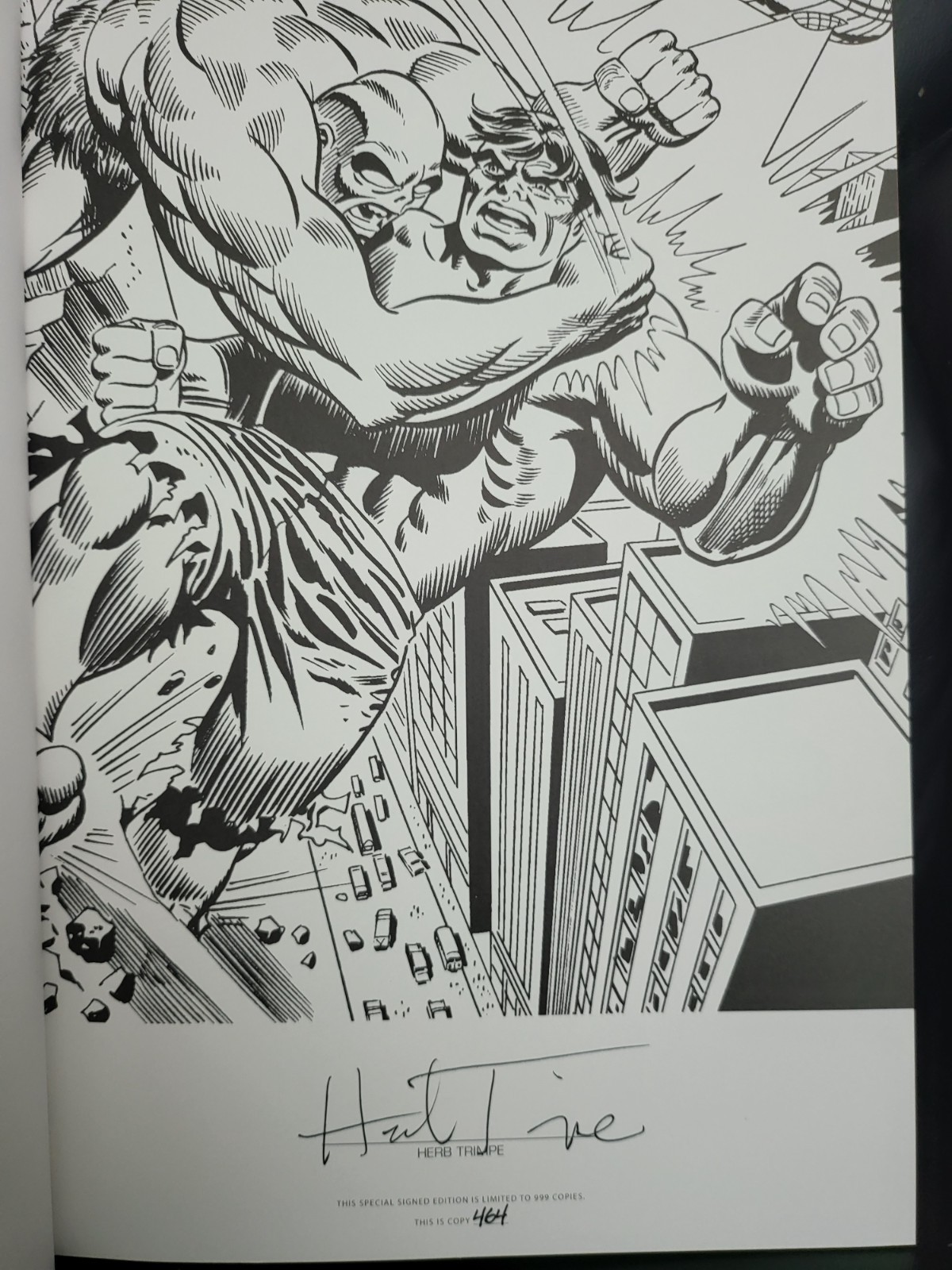 Herb Trimpe Incredible Hulk Artist Select Series -  Signed, Out of Print