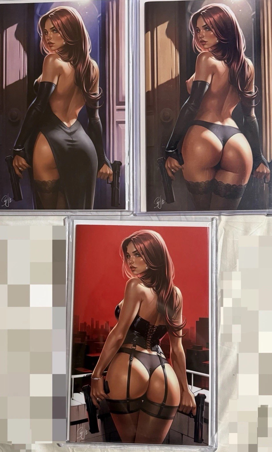 SILENT NIGHTS 1 Nice/Naughty/Red by Katya Sinyukhina MEGACON 2026 Rare Limited SILENT NIGHTS 1 Nice/Naughty/Red by Katya Sinyukhina MEGACON 2026 Rare Limited