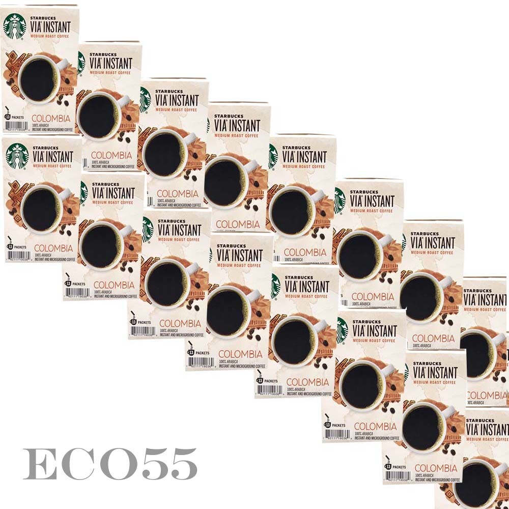 Starbucks VIA Instant Coffee Colombia Roast 21 Box/273 Sticks Exp-12/2026