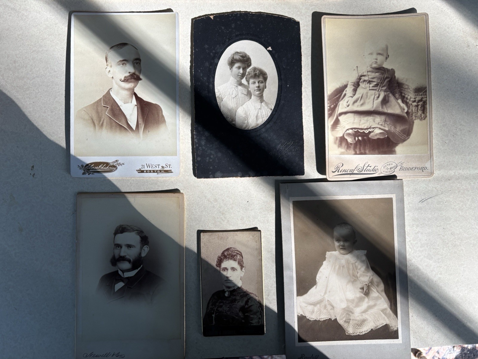 Lot 2, Six 19th Century Cabinet Card Portrait Photographs