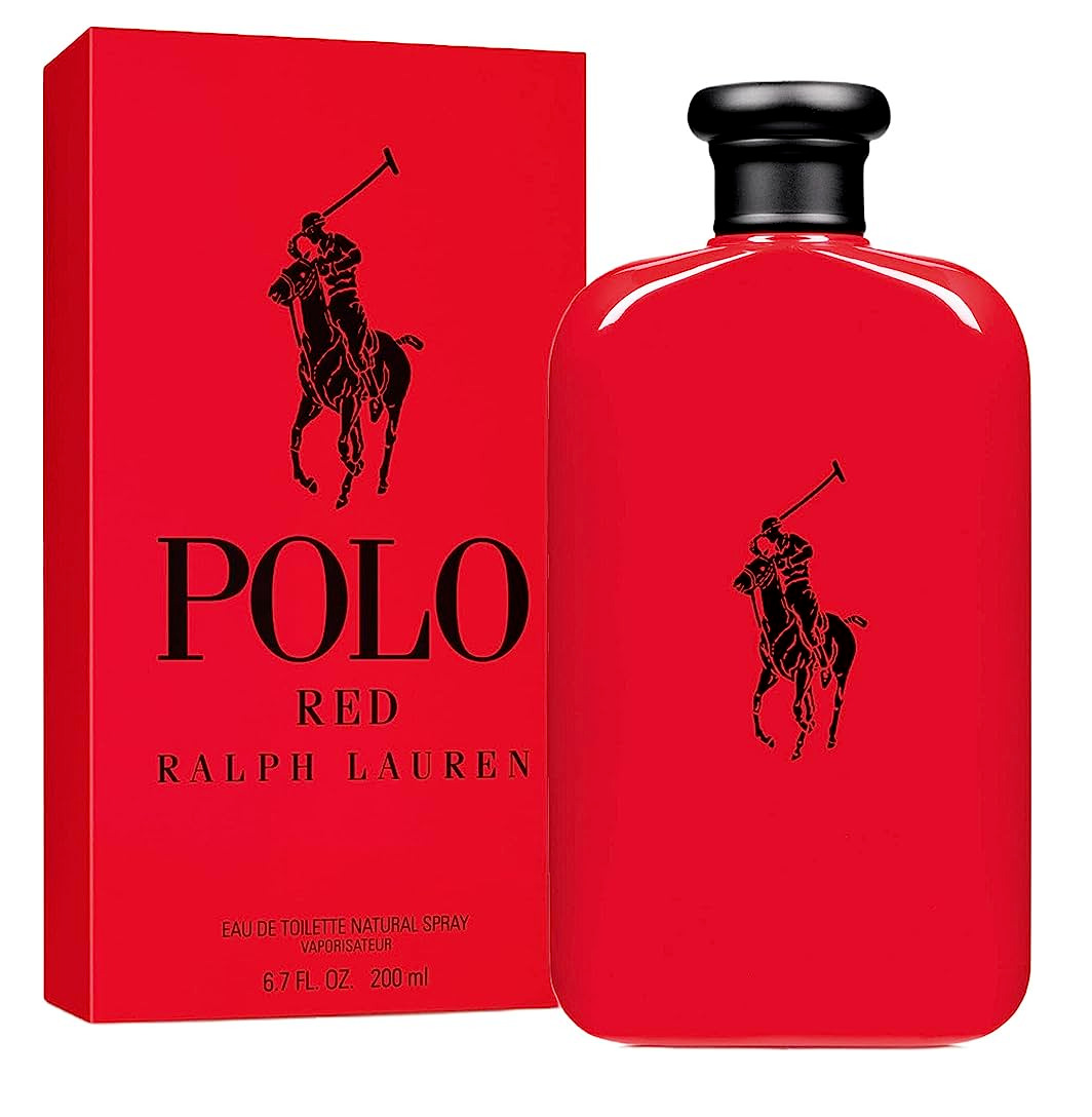 Polo Red by Ralph Lauren for Men EDT Spray 6.7 oz / 200 ml Brand New In Box