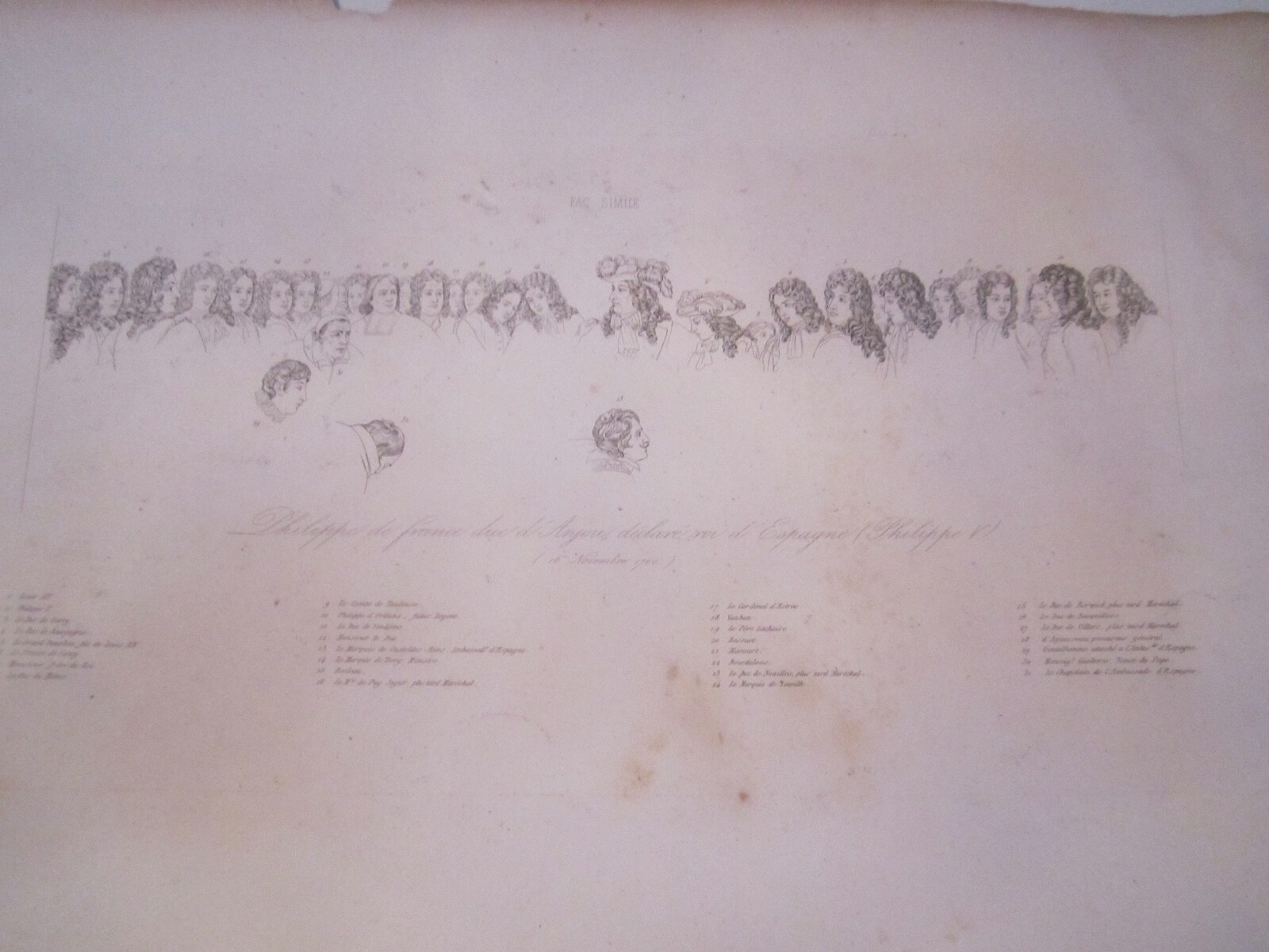 ANTIQUE ENGRAVING - PHILIPE DE FRANCE DUC D'ANYOU - DOCS ANTIQUE ENGRAVING - PHILIPE DE FRANCE DUC D'ANYOU - DOCS