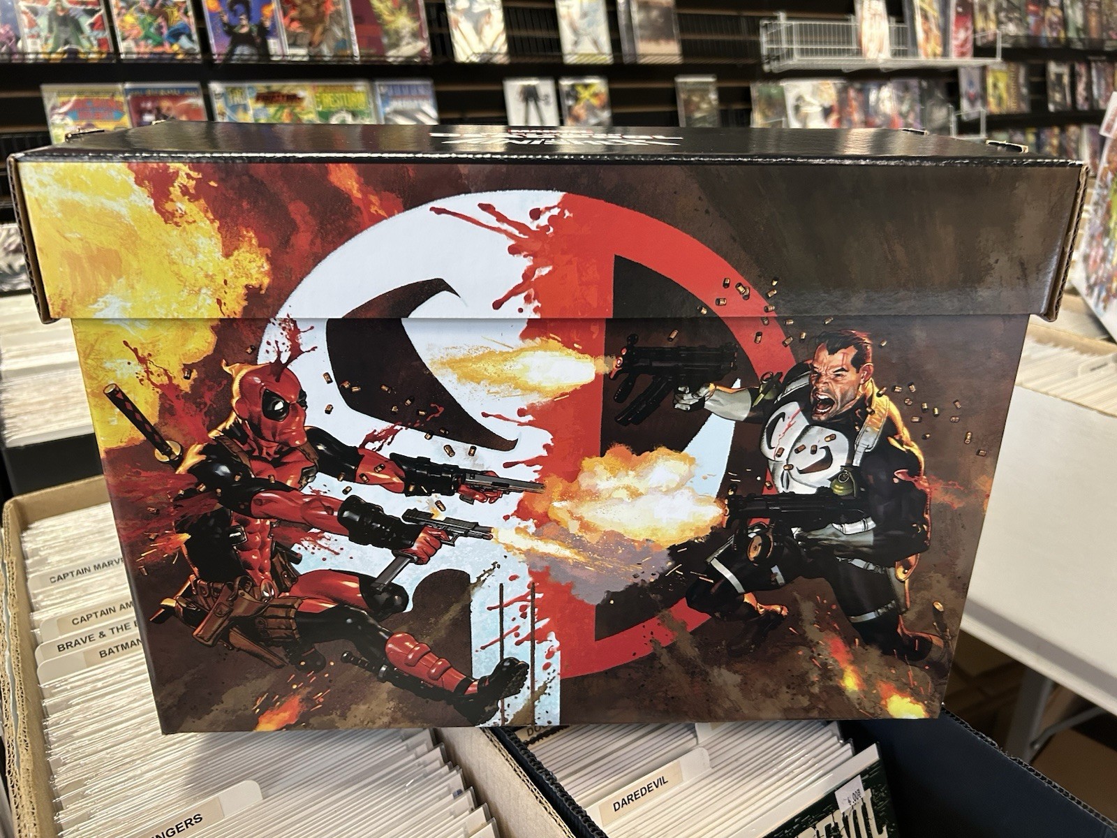 Deadpool / The Punisher Big Guns - Marvel Graphic Comic Storage Box - NEW