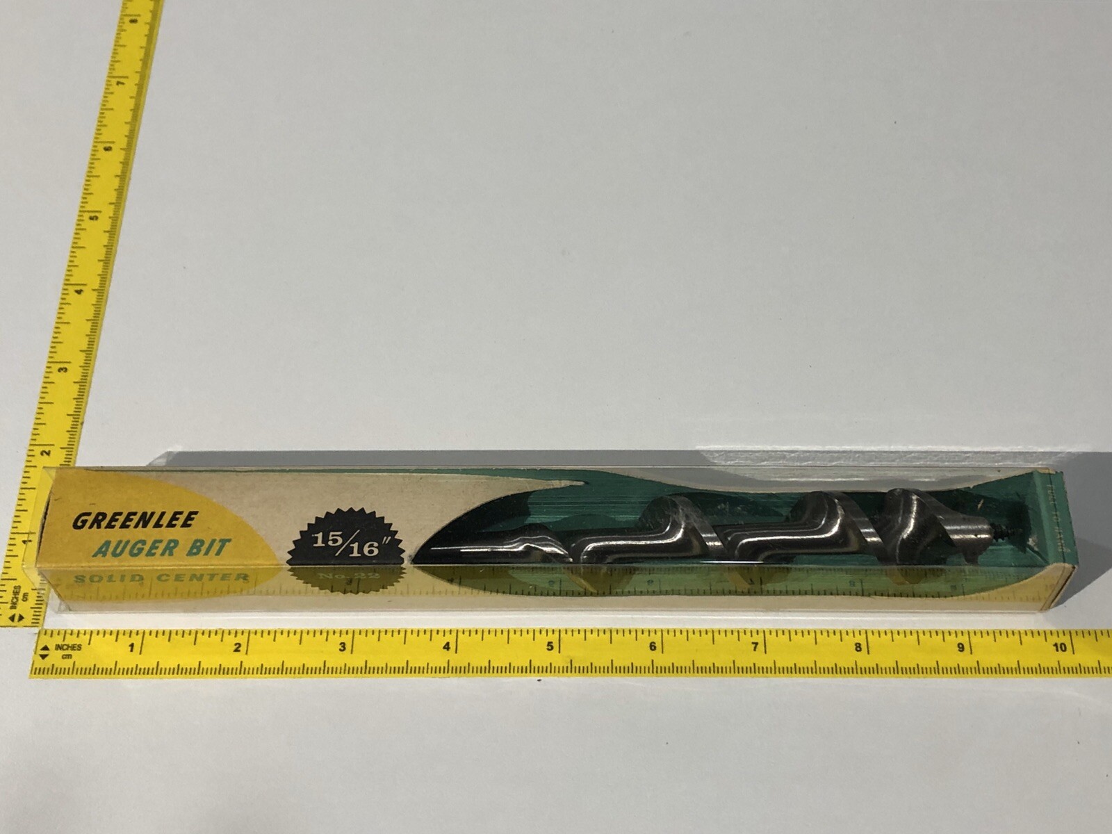 VTG Greenlee 15/16” Bit Brace Auger No.22 NOS Carpenters Tool USA Woodworkers VTG Greenlee 15/16” Bit Brace Auger No.22 NOS Carpenters Tool USA Woodworkers