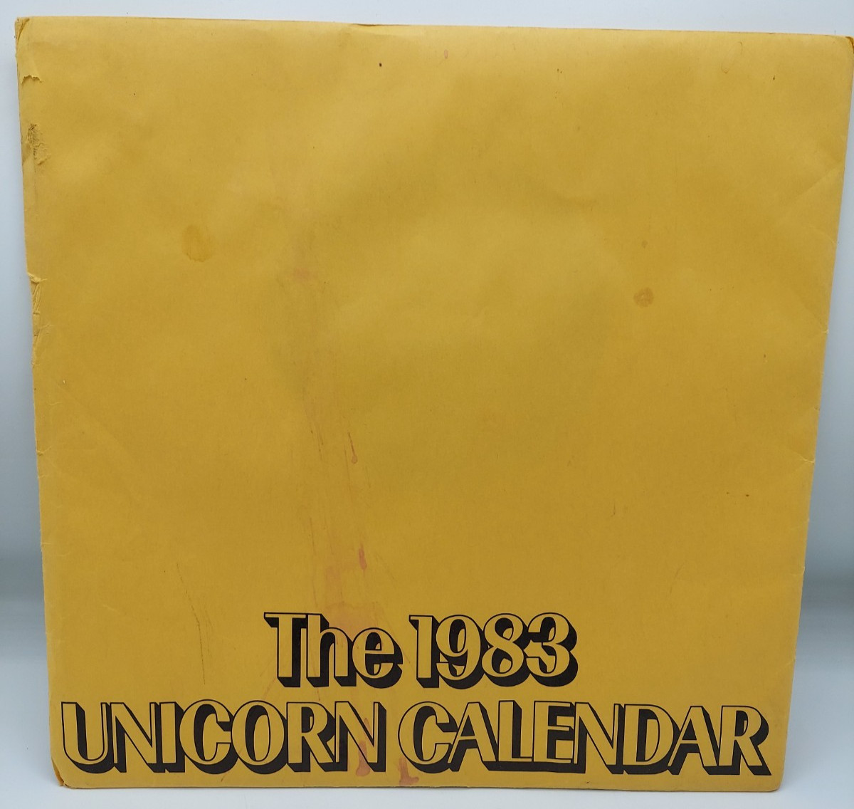 Vintage 1983 Unopened Mystery Unicorn Calendar