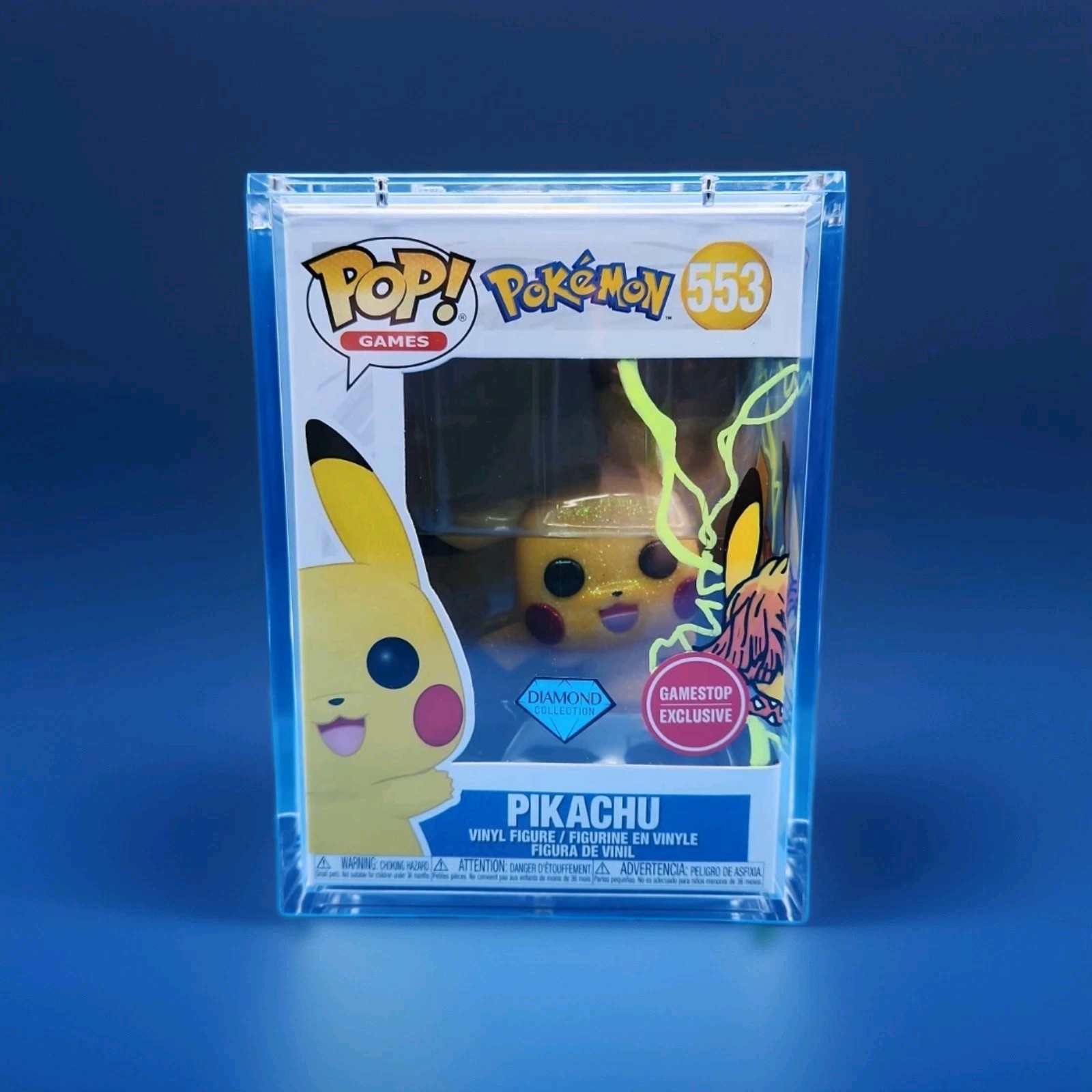 Custom Art Box (Meraki) - Funko Pop Pokemon (Pikachu) GameStop Exclusive 553