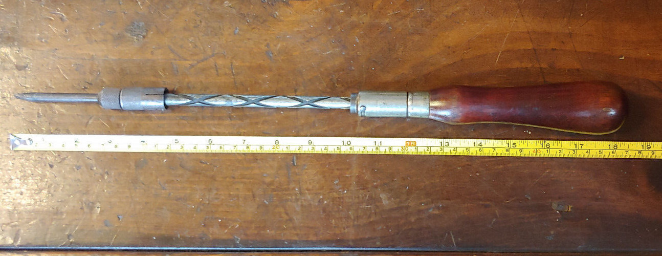 Vintage Goodell Pratt Automatic Reversible Screwdriver No. 111 May 12 1908 USA Vintage Goodell Pratt Automatic Reversible Screwdriver No. 111 May 12 1908 USA