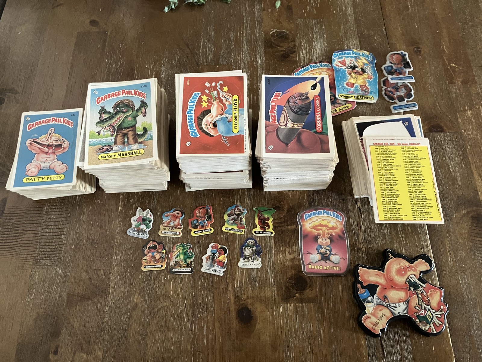 Vintage 1980s Garbage Pail Kids Childhood Lot 662 Cards OS2-OS9 with #42a