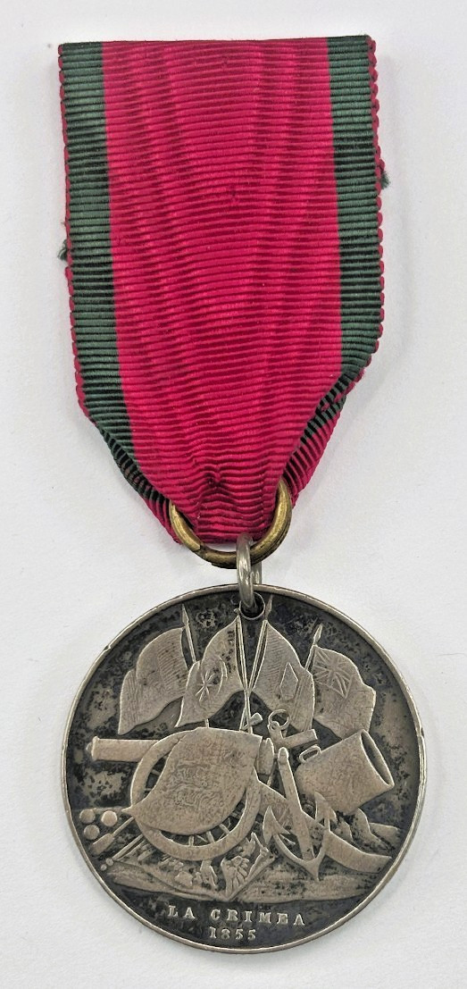 1855 OTTOMAN EMPIRE TURKEY LA CRIMEA SILVER MEDAL 3409 G. BEATTIE 47th REGT 1855 OTTOMAN EMPIRE TURKEY LA CRIMEA SILVER MEDAL 3409 G. BEATTIE 47th REGT
