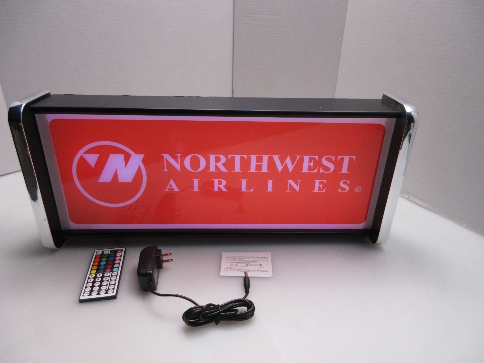 Northwest Airlines LED Display lighted sign lightbox Wall hanging Light Northwest Airlines LED Display lighted sign lightbox Wall hanging Light