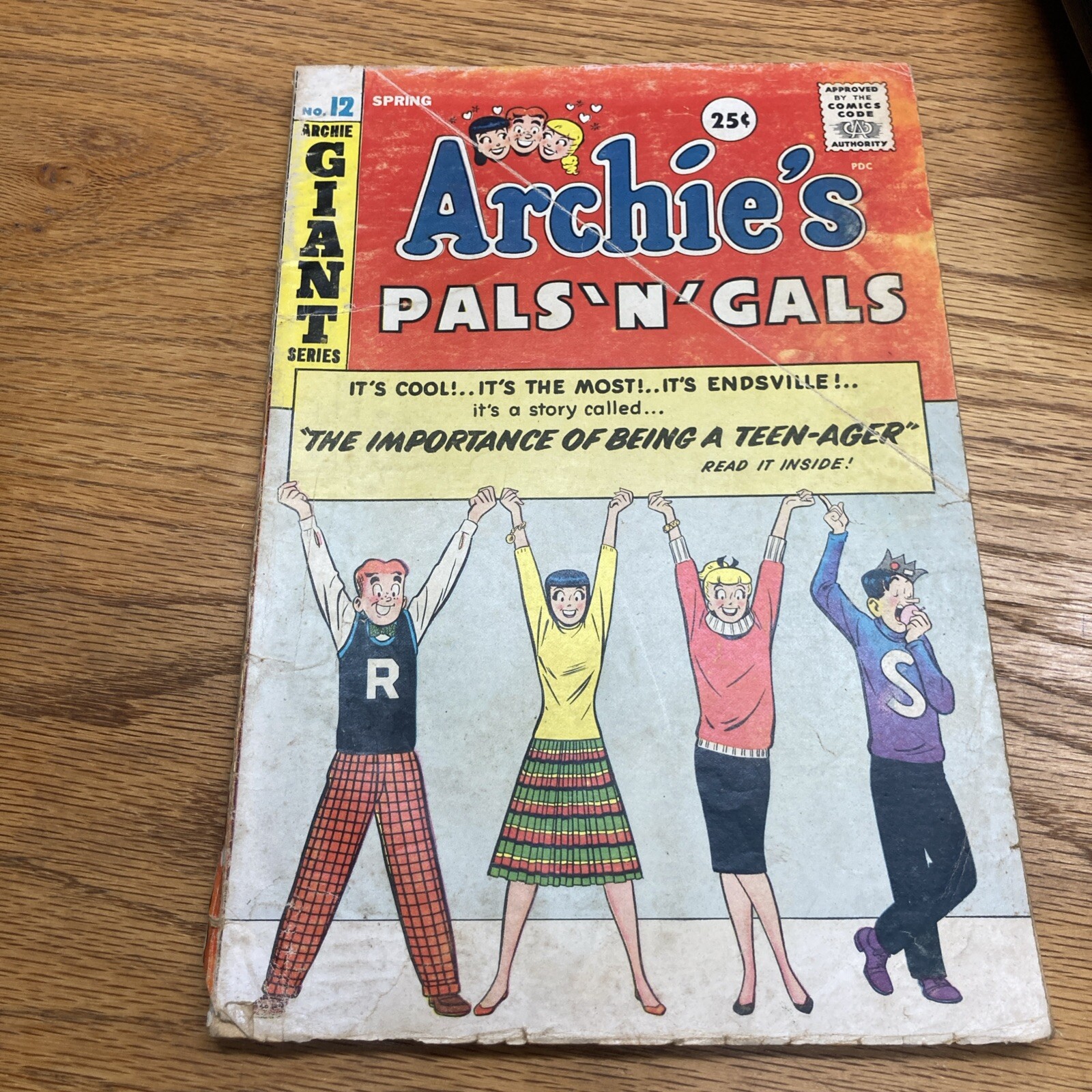Vtg Archie’s Pals ‘N’ Gals # 12 - Neal Adams art, Harry Belafonte appearance