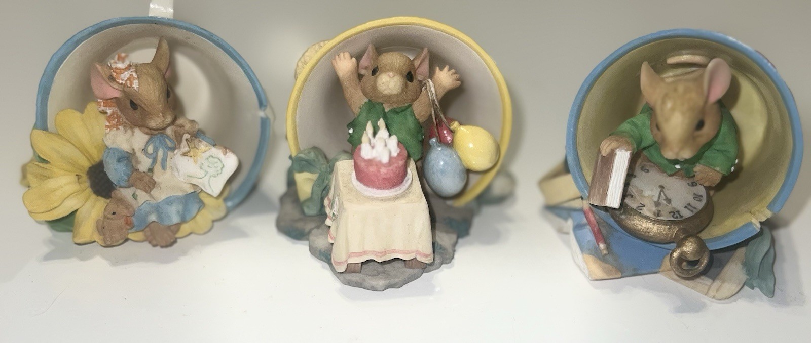 Enesco Vintage Mouse Figurines Priscilla’s Mouse Tales