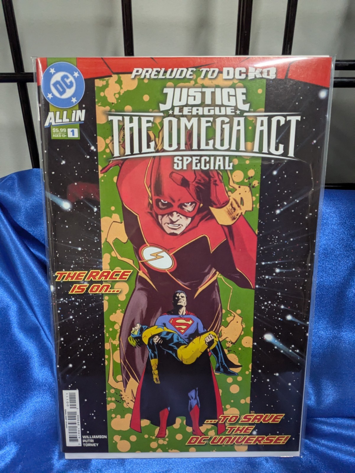 DC Justice League The Omega Act Special #1 Prelude to DC KO. We Combine. DC Justice League The Omega Act Special #1 Prelude to DC KO. We Combine.