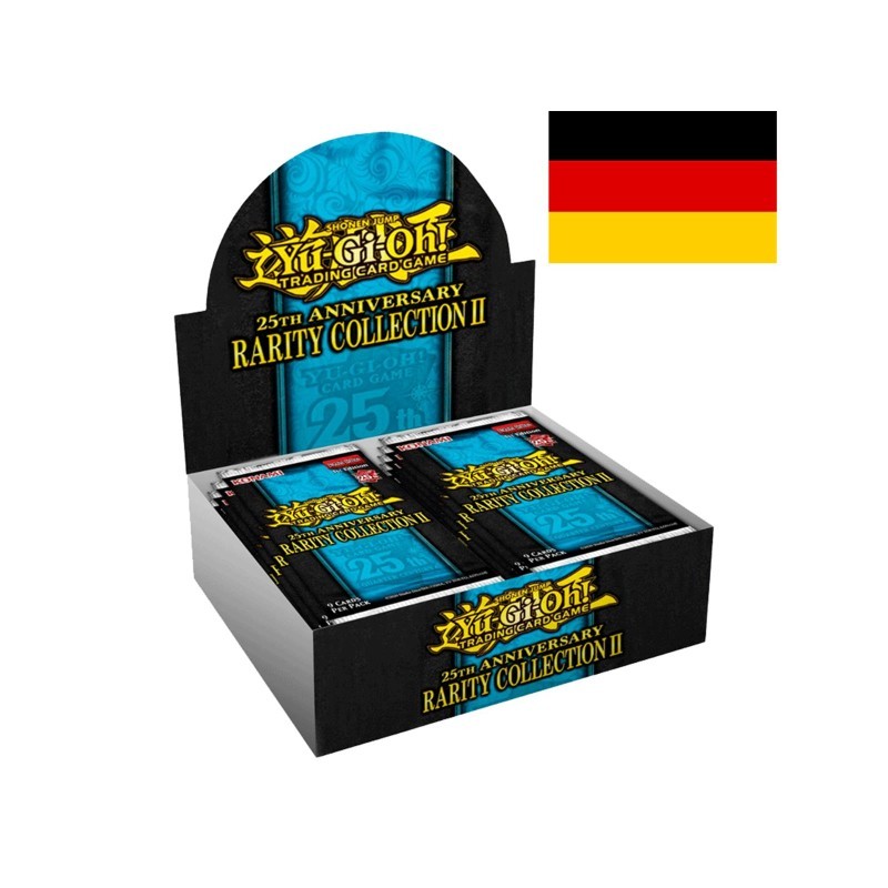Yu-Gi-Oh 25th Anniversary Rarity Collection II 1st Ed German TCG 24 Packs