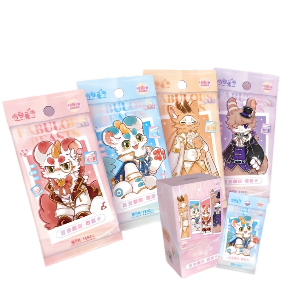 Card Fun Fabulous Beasts Anime Collection Trading Cards Booster Box New GIFT Card Fun Fabulous Beasts Anime Collection Trading Cards Booster Box New GIFT