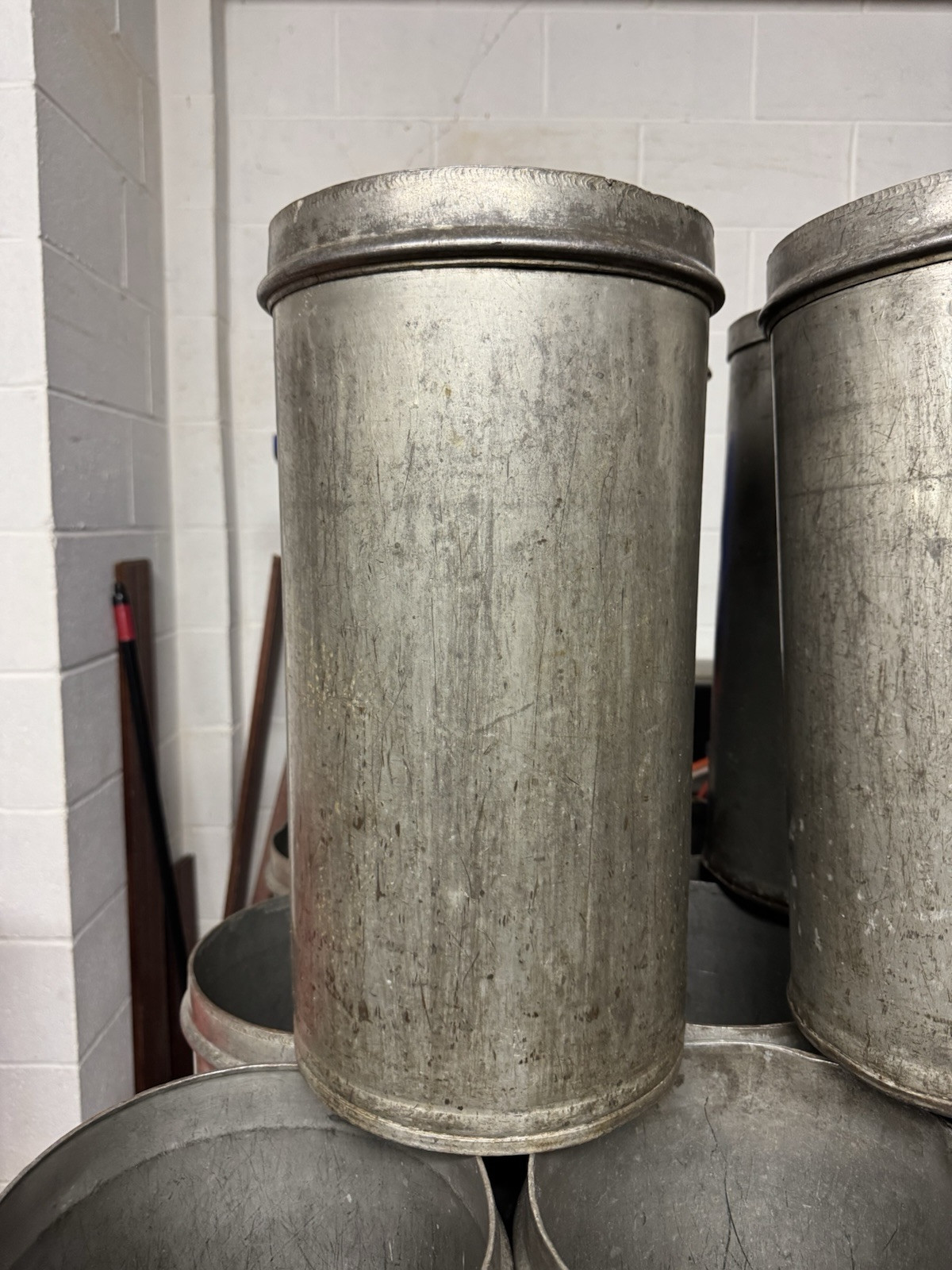 VTG METAL 20 QT ICE CREAM CAN CANISTER DAIRY DRUM 21