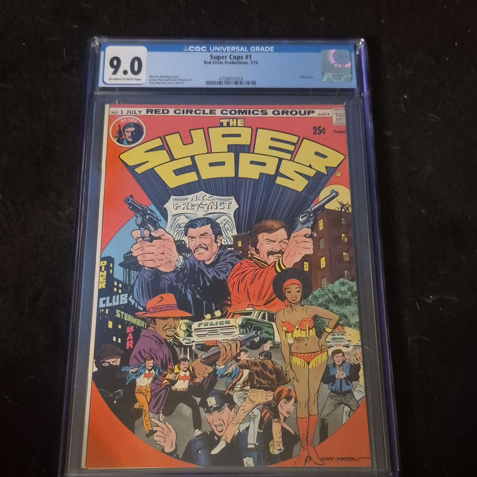 Red Circle Super Cops #1 9.0 (1974) #4758451014 ( 1 of 26) graded worldwide Red Circle Super Cops #1 9.0 (1974) #4758451014 ( 1 of 26) graded worldwide