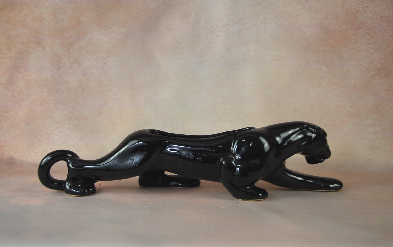 Vintage MCM 1950\'s Prowling Black Panther Jaguar 16\