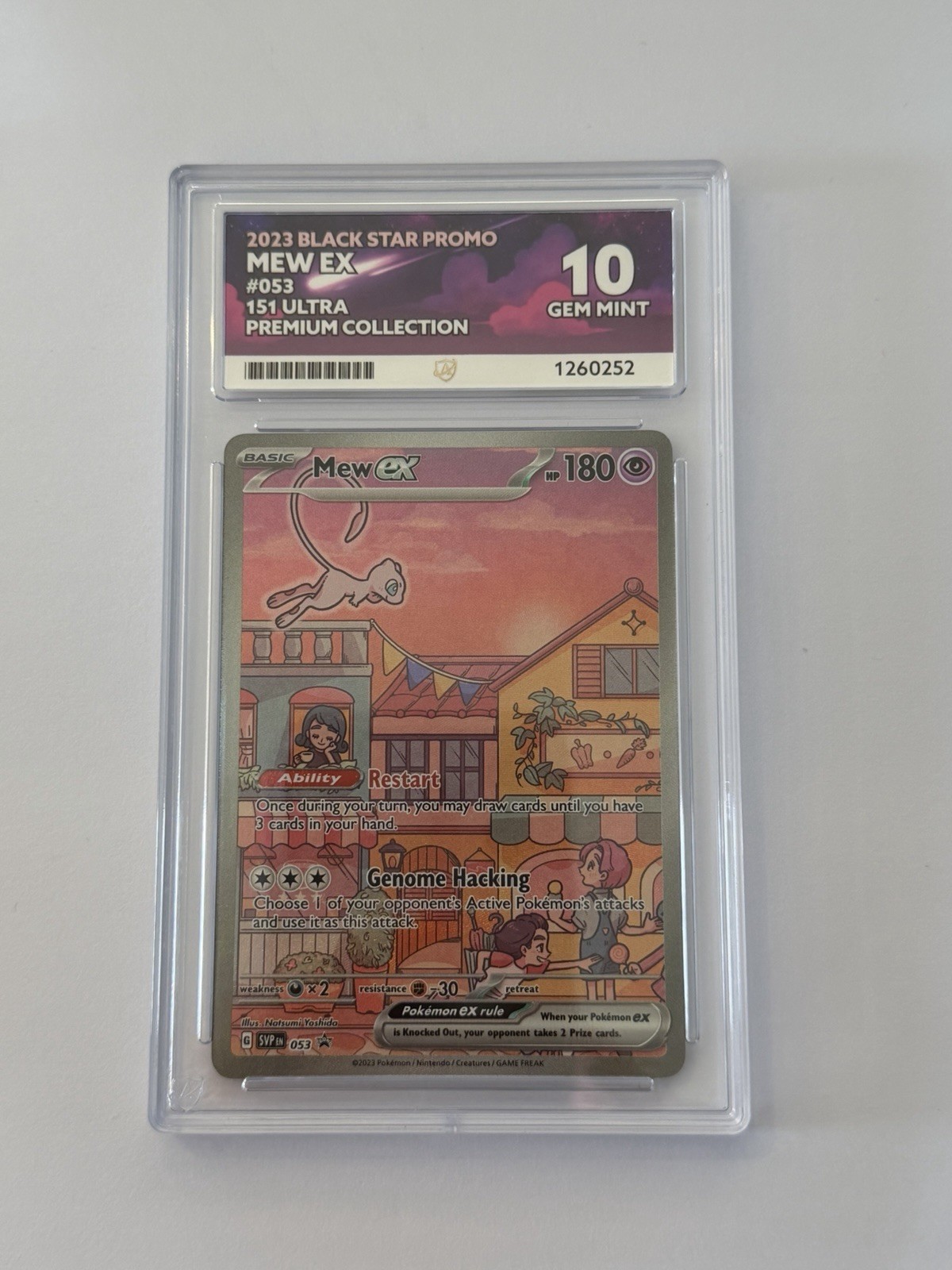 2023, Mew ex, #053, Black Star Promo, 151 Ultra, Premium Collection, ACE 10 2023, Mew ex, #053, Black Star Promo, 151 Ultra, Premium Collection, ACE 10