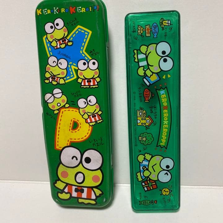 Vintage 1988 Sanrio Kerokero keroppi Can Pen Case Pencil from japan