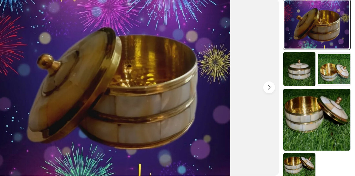 Lovely Elegant Brass Box 2.75\