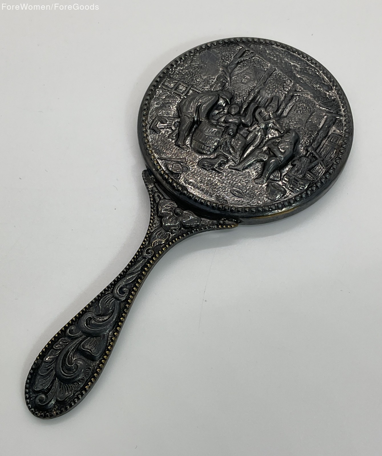VTG./ANTIQUE Denmark Sterling Silver Repousse 4.75