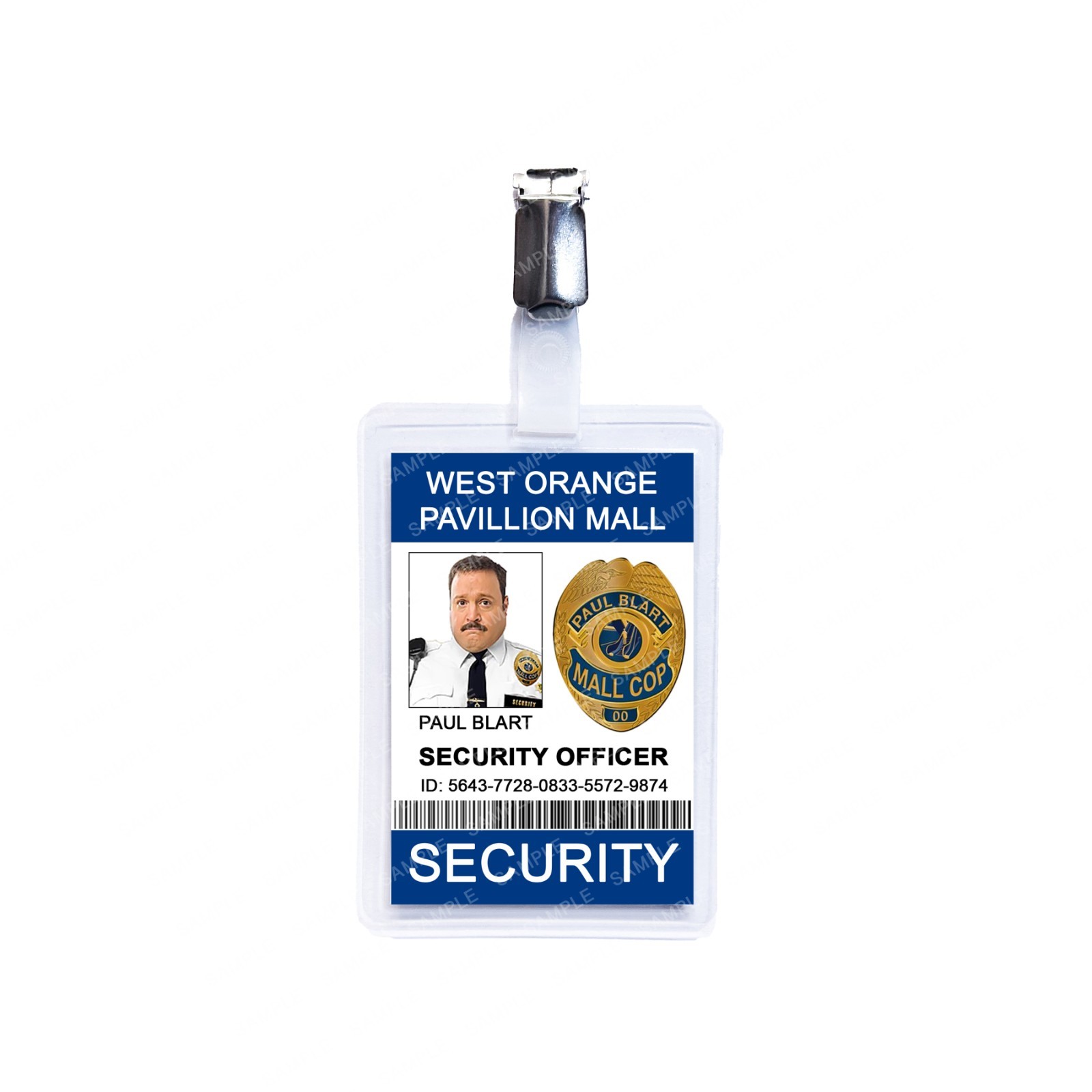 Paul Blart Mall Cop Security ID Card Prop Badge Cosplay Costume Halloween Paul Blart Mall Cop Security ID Card Prop Badge Cosplay Costume Halloween