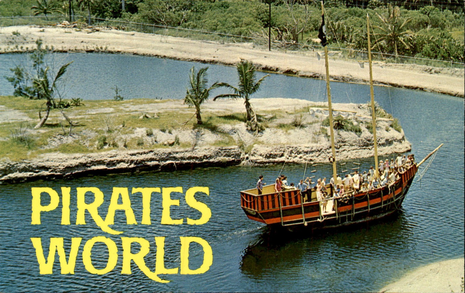 Pirates World Amusement Center, Hollywood, Florida, 1970s Postcard Pirates World Amusement Center, Hollywood, Florida, 1970s Postcard