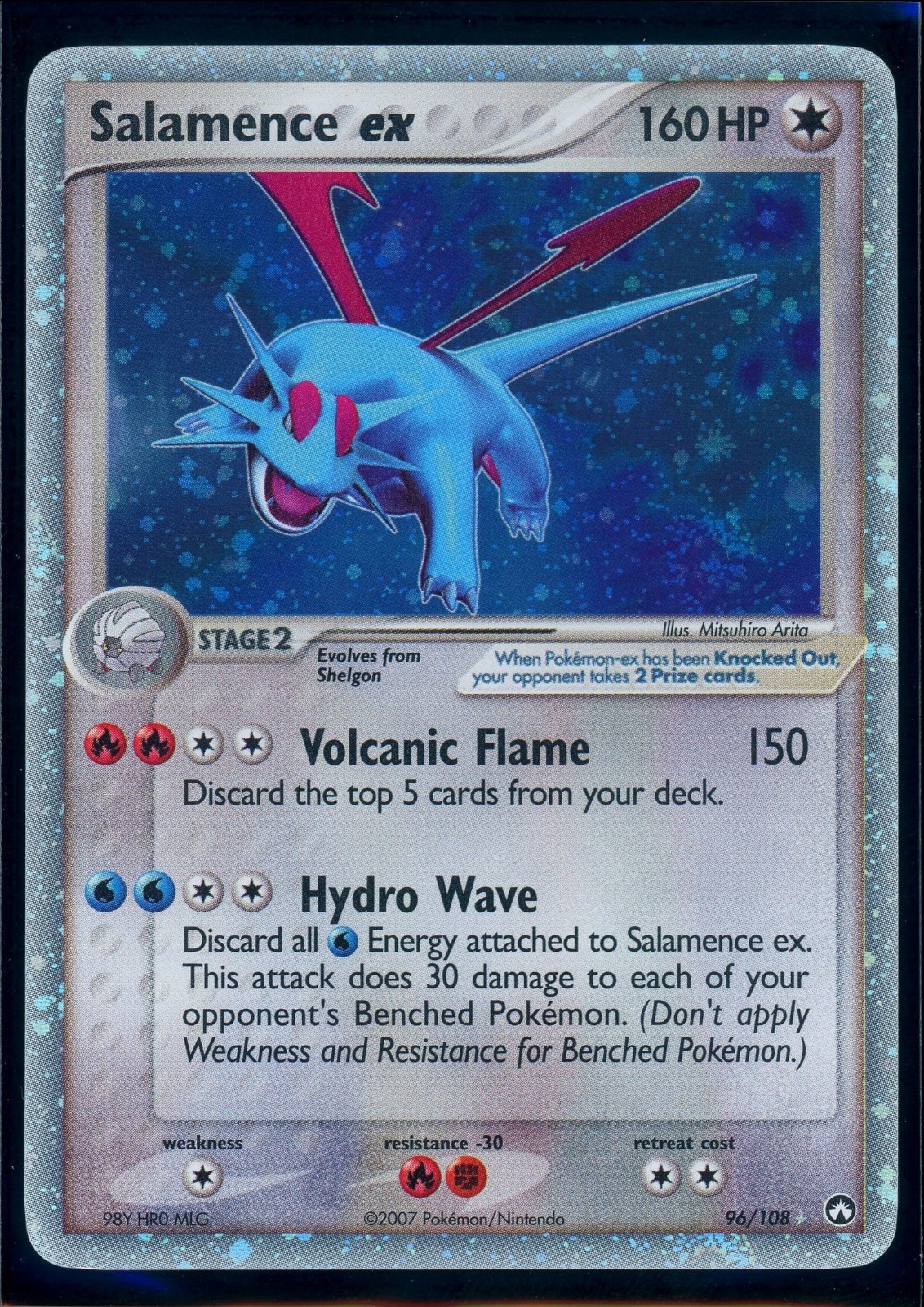 Pokemon EX POWER KEEPERS - #96/108 Salamence ex - Ultra Rare Holo - ENG - HP/MP Pokemon EX POWER KEEPERS - #96/108 Salamence ex - Ultra Rare Holo - ENG - HP/MP