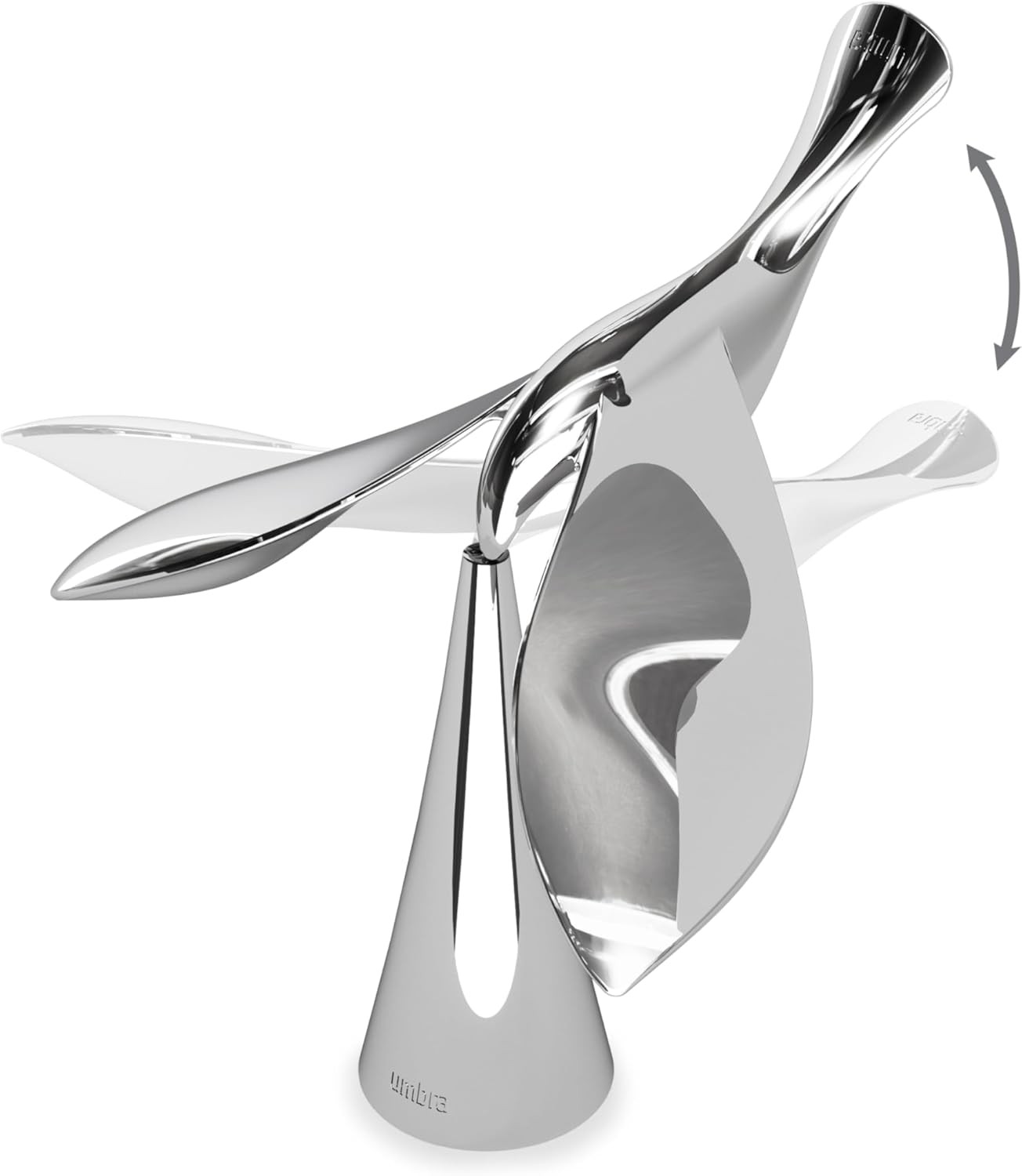 Freestanding Sculptural Chrome Bottle Opener Freestanding Sculptural Chrome Bottle Opener
