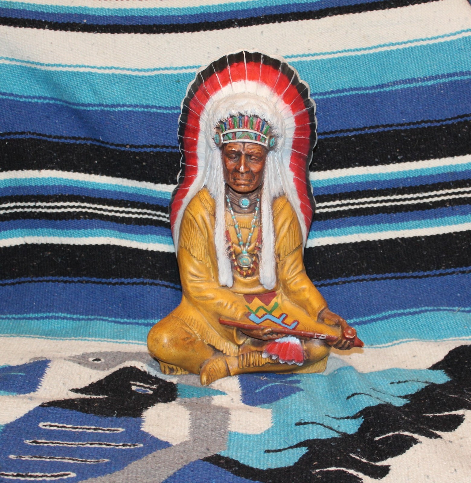 Vintage Universal Statuary Native American Chief 13