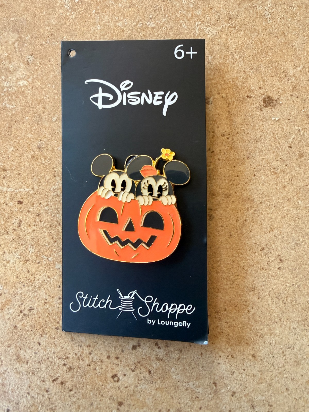 Mickey & Minnie Mouse Halloween Pumpkin Stitch Shoppe Loungefly Disney Pin Mickey & Minnie Mouse Halloween Pumpkin Stitch Shoppe Loungefly Disney Pin