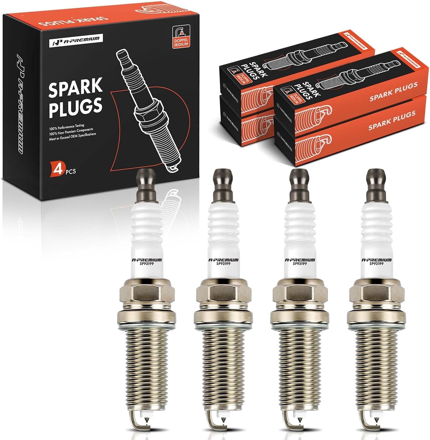 4PCS Double Iridium Spark Plugs for Hyundai Kia Sonata Optima Tucson Sportage 4PCS Double Iridium Spark Plugs for Hyundai Kia Sonata Optima Tucson Sportage