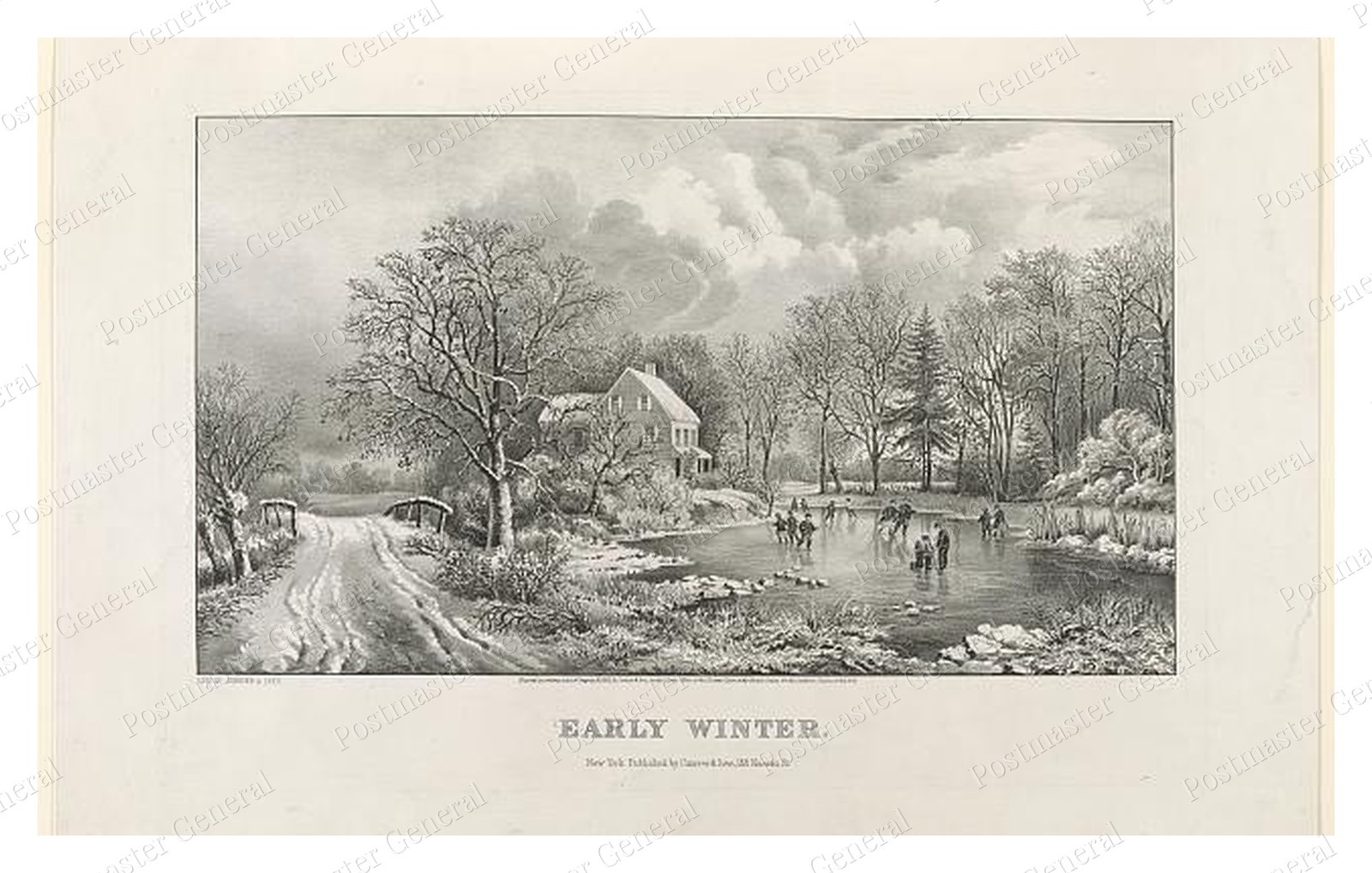 Early Winter Standard Postcard COPY RPPC