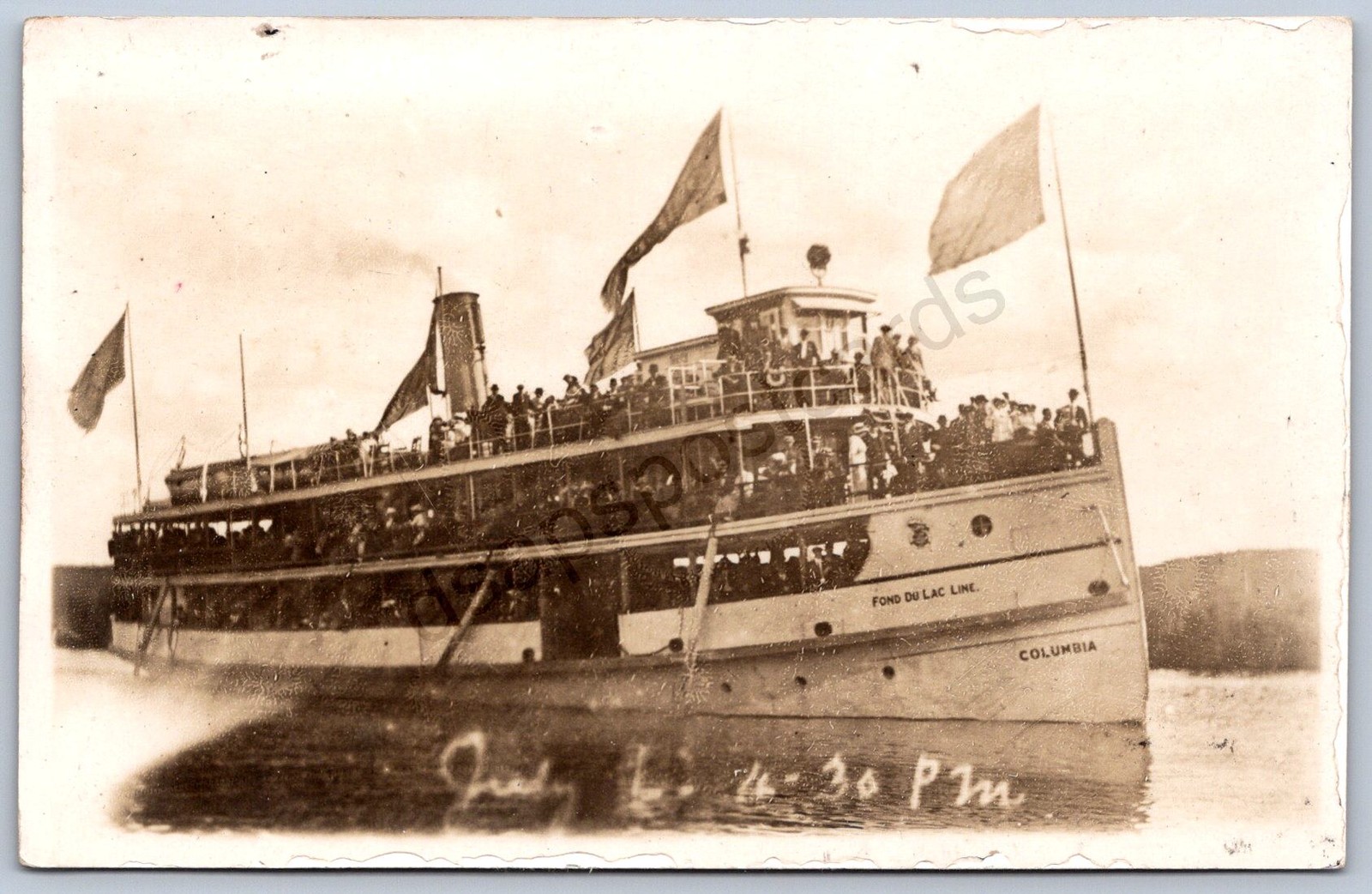K36/ Fond du Lac Wisconsin RPPC Postcard c1910 K36/ Fond du Lac Wisconsin RPPC Postcard c1910